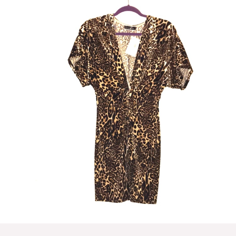Leopard Print Cocktail Dress